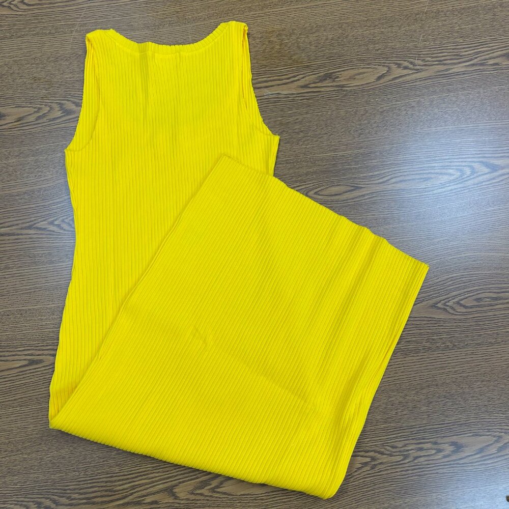 Cotton Citizen Ibiza Midi Dress, Yellow - Medium - NWT - Picture 3 of 8